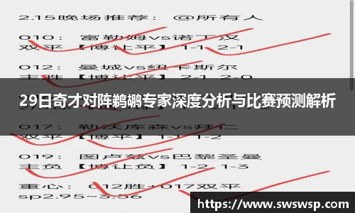 29日奇才对阵鹈鹕专家深度分析与比赛预测解析